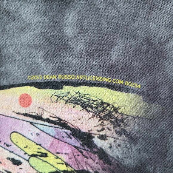 Graphic T-Shirt Pitbull Dog XL The Mountain Long Sleeve Tie Dye Unisex Russo - Picture 4 of 7